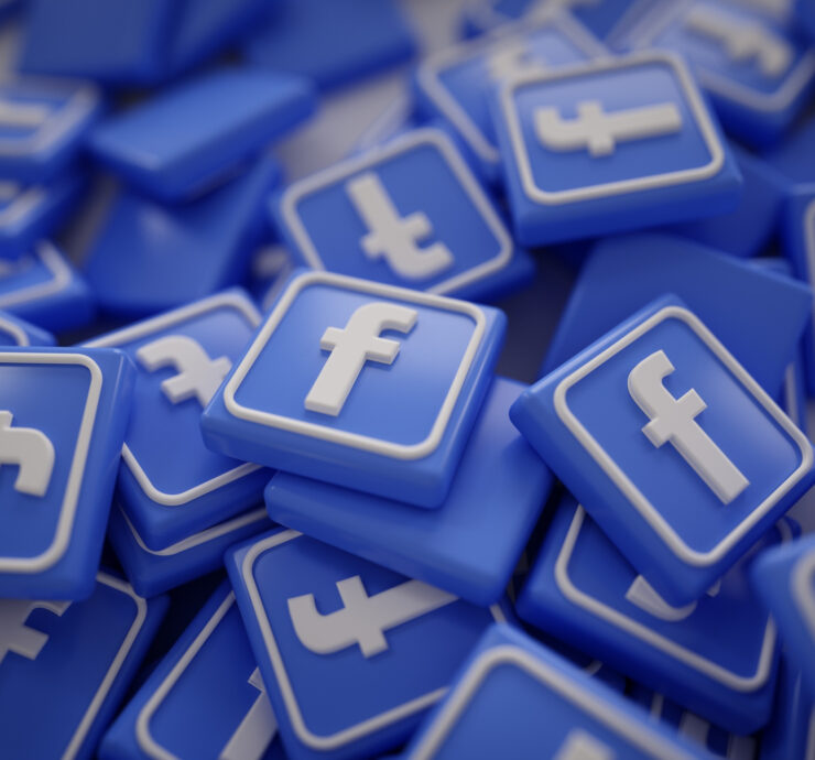 pile-3d-facebook-logos